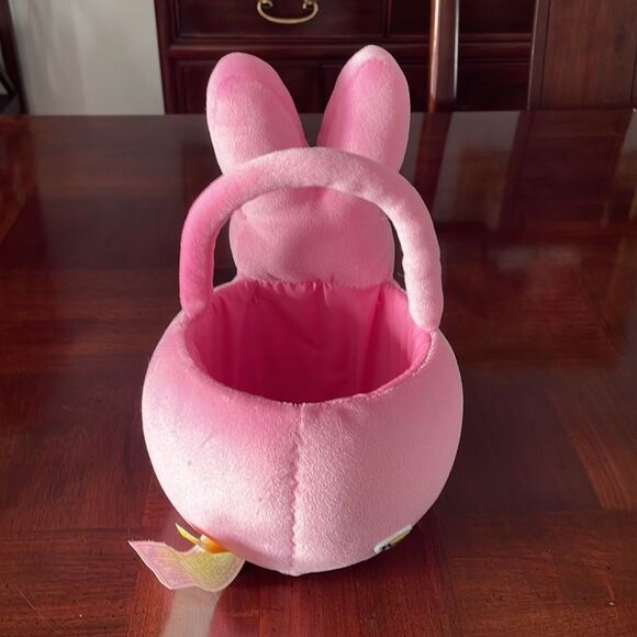 Just Born Peeps Pink Basket Bunny - Picture 3 of 8